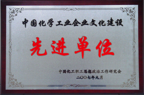 中國化學工業企業文化建設先進單位